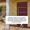 External ThruSafe Aluminium Front Door - 1310 Stainless Steel - 7 Colour Options