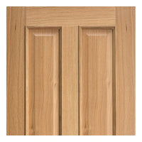 regency oak 4 panel solid door with raised mouldings 
