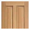 Oak Fire Door, Regency 4 Panel - Raised Mouldings - 1/2 Hour Fire Rated