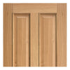 regency oak 4 panel solid door with raised mouldings 