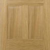 Single Sliding Door & Track - Regency 6 Panel Oak Door - Prefinished