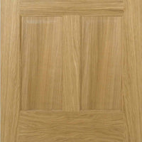 Double Sliding Door & Track - Regency 6 Panel Oak Doors - Prefinished