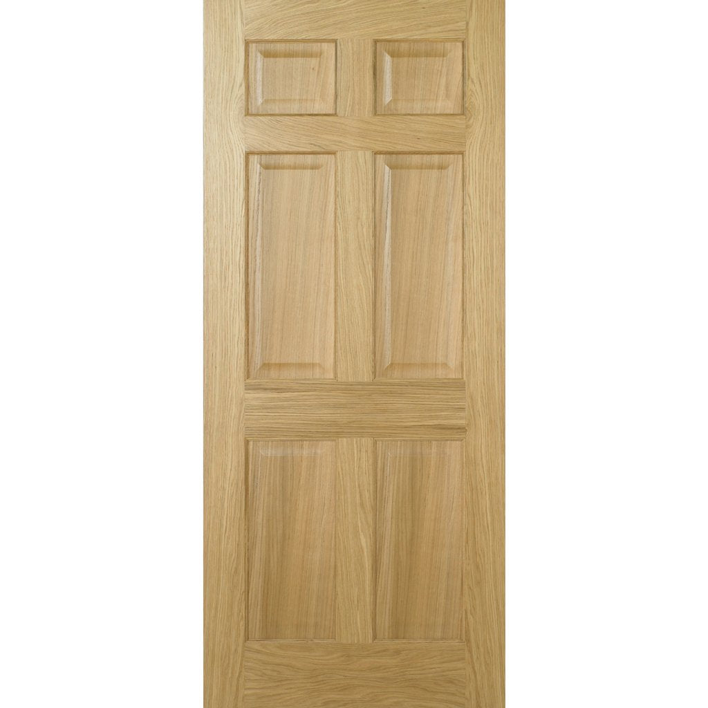Regency 6 Panel Oak Door - Prefinished