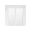 reims diamond white primed door clear safety glass