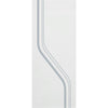 Reston 8mm Obscure Glass - Clear Printed Design - Griffwerk R8 Style Sliding Glass Door Kit