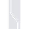 Single Glass Sliding Door - Reston 8mm Clear Glass - Obscure Printed Design - Planeo 60 Pro Kit