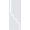 Reston 8mm Clear Glass - Obscure Printed Design - Single Absolute Pocket Door