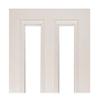 Rochester Clear Glazed White Primed Door Pair