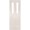 Rochester Clear Glazed White Primed Door Pair