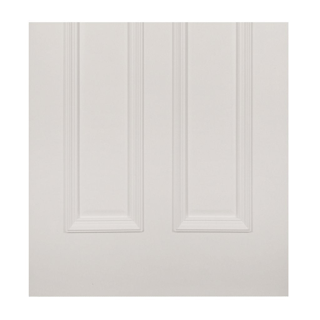 White primed glazed interior door