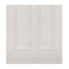 White primed glazed interior door