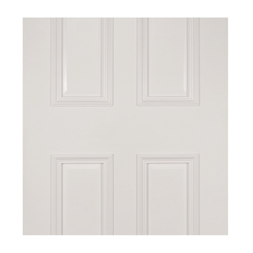 White primed glazed interior door