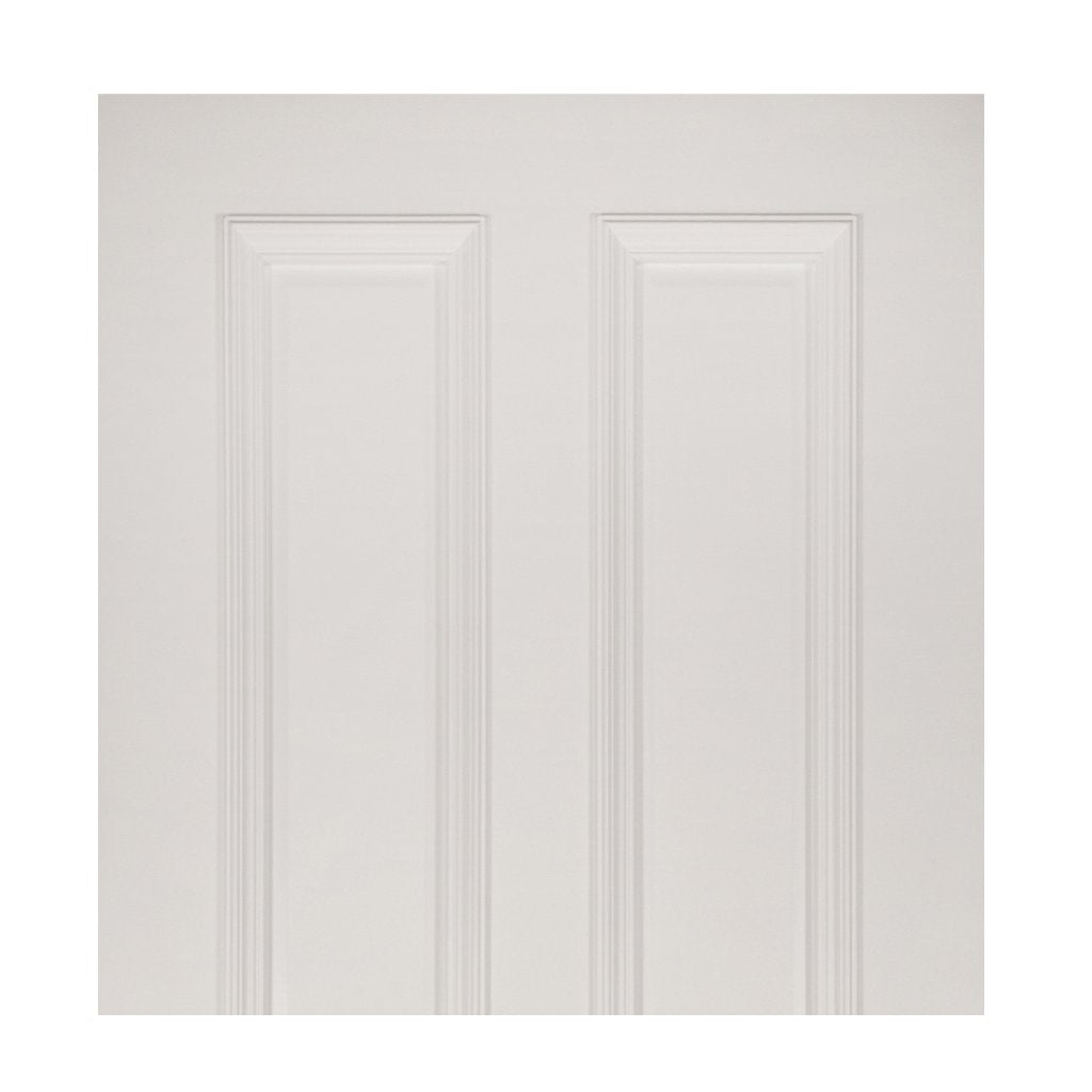 White primed glazed interior door
