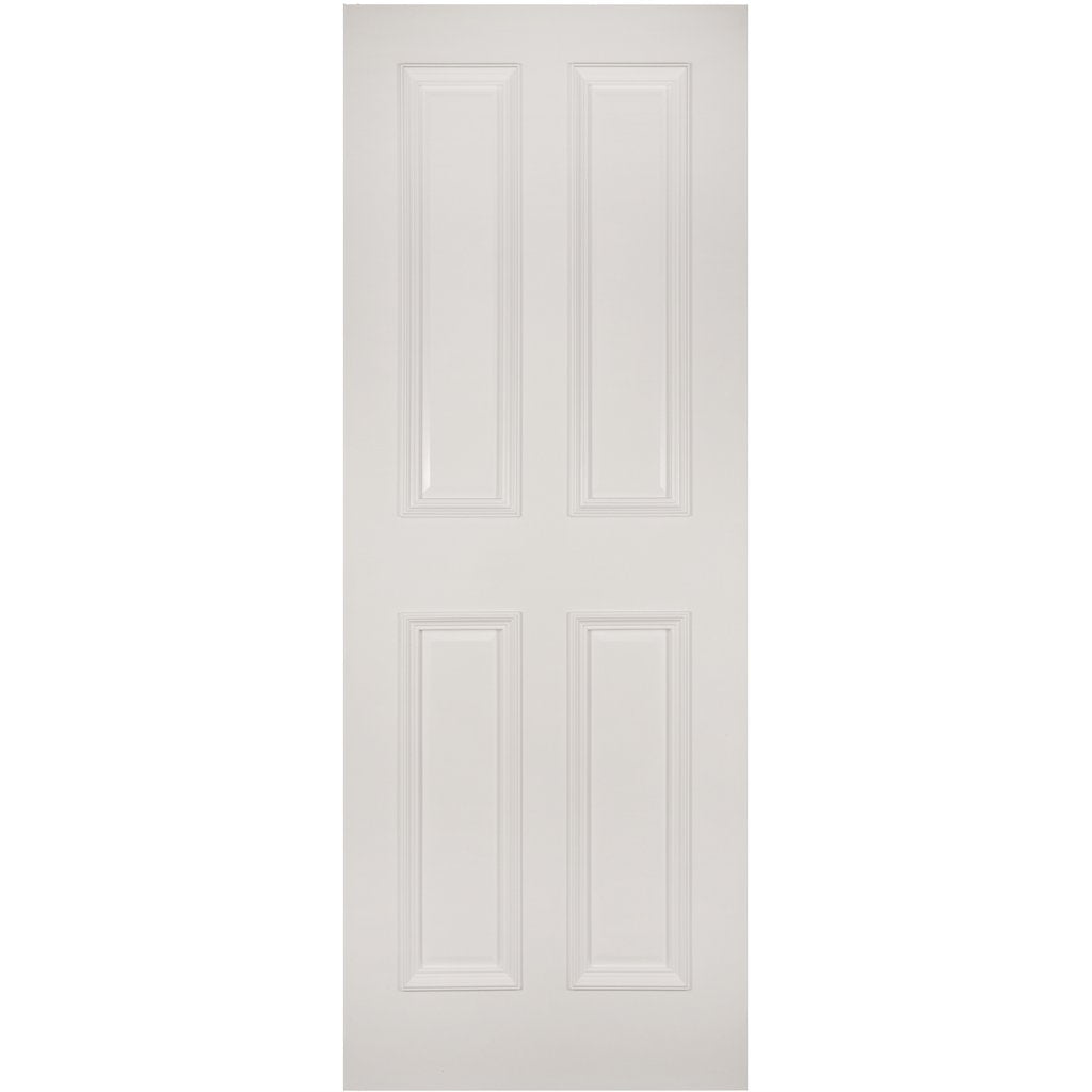 Rochester White Primed Door Pair - Raised Mouldings