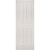 White primed glazed interior door