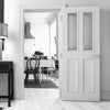 Bespoke Rochester Clear Glazed White Primed Internal Door