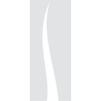 Single Glass Sliding Door - Roslin 8mm Clear Glass - Obscure Printed Design - Planeo 60 Pro Kit