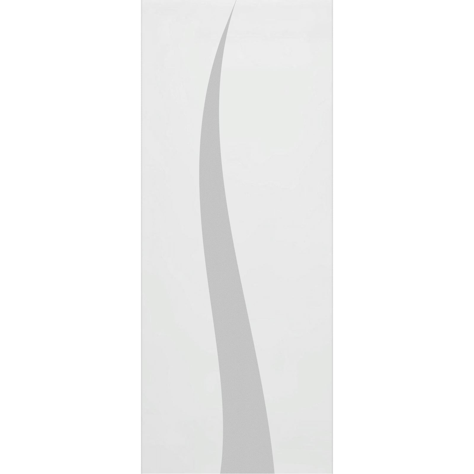 Single Glass Sliding Door - Roslin 8mm Obscure Glass - Obscure Printed Design - Planeo 60 Pro Kit