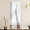 Roslin 8mm Obscure Glass - Clear Printed Design - Single Absolute Pocket Door