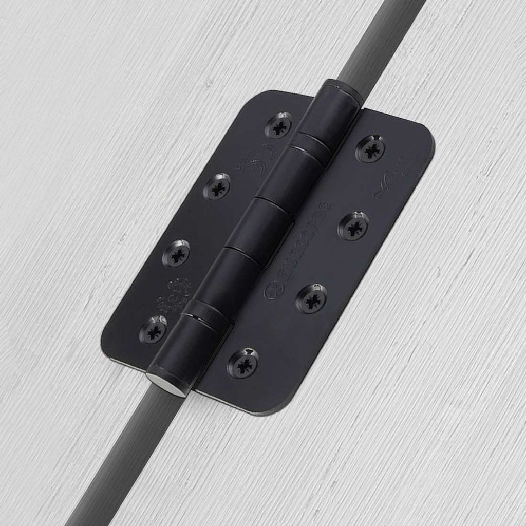 102x76mm Grade 13 Hinge - Radius Corners - Suits Fire Doors - Six Finishes - Single Hinge