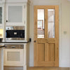 Oak shaker interior door