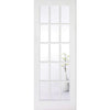 Four Folding Doors & Frame Kit - SA 15L 2+2 - Clear Glass - White Primed