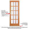 SA77 External Hardwood Front Door - Clear Glass