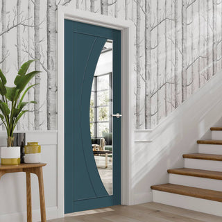 Image: Designer painted interior door available in five colour options