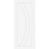 Bespoke Salerno Flush Door - White Primed Pair
