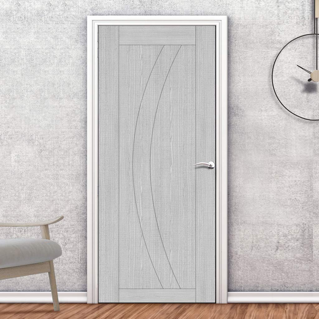 Ravello Prefinished Light Grey Ash Internal Door