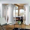 Bespoke Thrufold Salerno White Primed Glazed Folding 3+1 Door