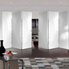 Bespoke Thrufold Salerno White Primed Flush Folding 3+3 Door