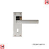 Sasso Lever on Backplate Lock 57mm - 6 Finishes