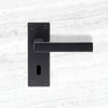 Sasso Lever on Backplate Lock 57mm - 6 Finishes