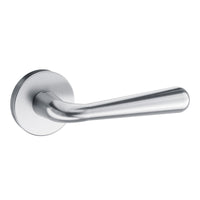 Tupai Rapido CurvaLine Adra Lever on Round Rose - Satin Chrome