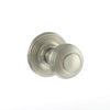 Ripon Reeded Old English Mortice Knob - Satin Nickel