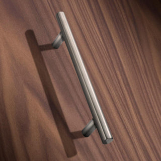 Image: Steelworx Satin Stainless Steel Straight T Pull Handles - 4 Sizes