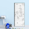 Seahorse 8mm Obscure Glass - Obscure Printed Design - Single Absolute Pocket Door
