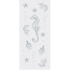 Seahorse 8mm Obscure Glass - Clear Printed Design - Single Evokit Glass Pocket Door