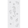 Single Glass Sliding Door - Seahorse 8mm Obscure Glass - Obscure Printed Design with Elegant Track