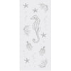 Single Glass Sliding Door - Seahorse 8mm Obscure Glass - Obscure Printed Design with Elegant Track