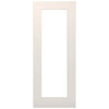 Denver White Primed Shaker Internal Door - Clear Glass