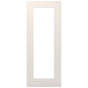 Denver White Primed Shaker Internal Door - Clear Glass