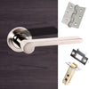 Senza Pari Darrio Lever on Rose - Satin Nickel Handle Pack