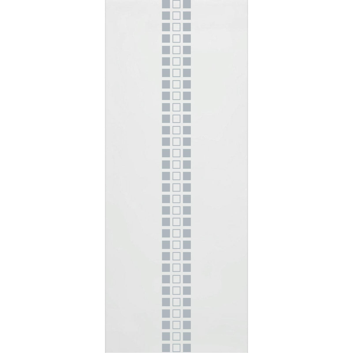 Seton 8mm Obscure Glass - Clear Printed Design - Griffwerk R8 Style Sliding Glass Door Kit