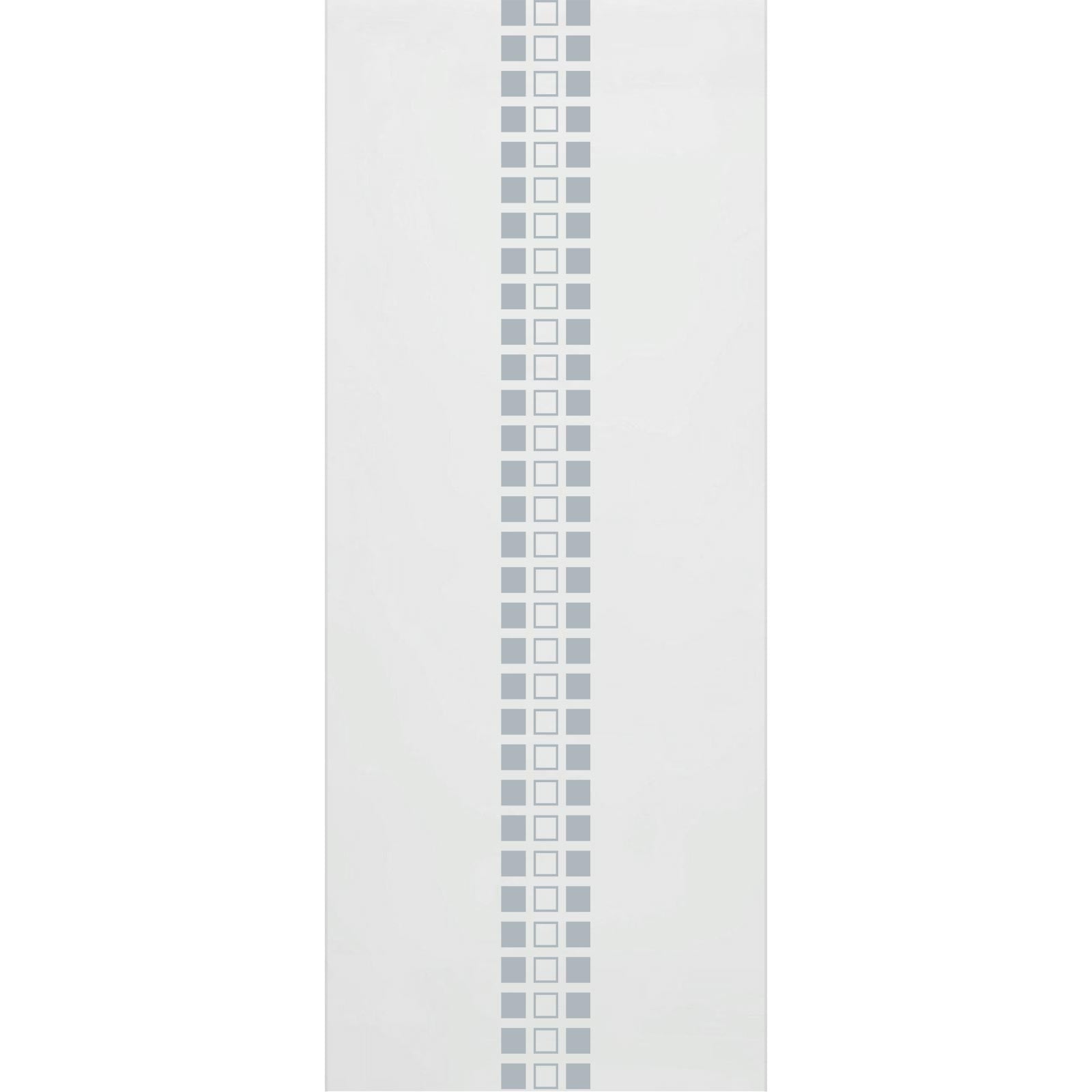 Seton 8mm Obscure Glass - Clear Printed Design - Griffwerk R8 Style Sliding Glass Door Kit