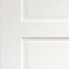 Two Sliding Wardrobe Doors & Frame Kit - Severo White Door - Prefinished