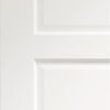 Severo White 4 Panel Double Evokit Pocket Doors - Prefinished