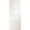 Four Folding Doors & Frame Kit - Severo White 4 Panel 3+1 - Prefinished