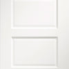 Two Sliding Wardrobe Doors & Frame Kit - Severo White Door - Prefinished